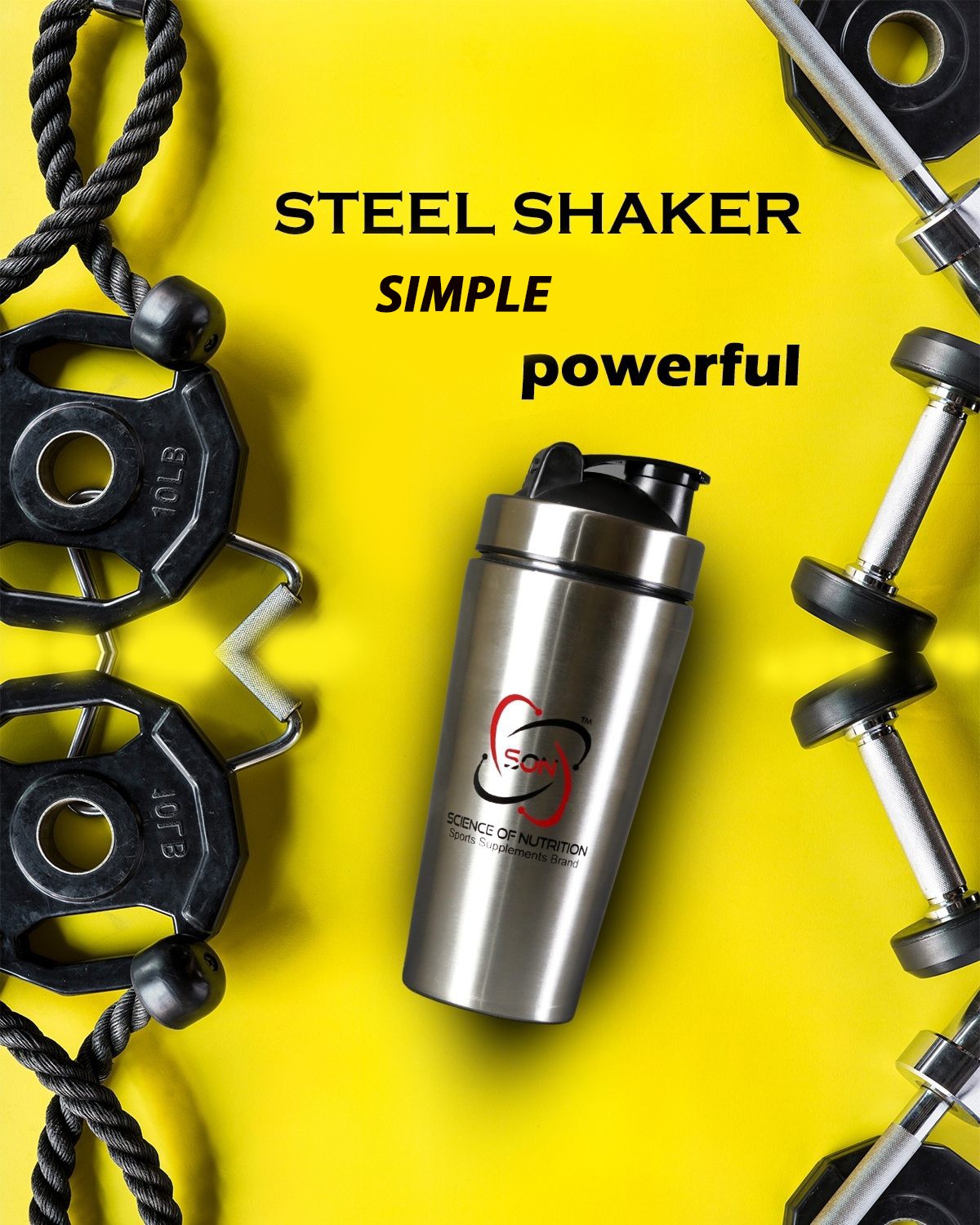 Stainless Steel Shaker Bottle